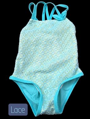 *1223 koala Kids crochet Swimsuit Girls 12-18 months